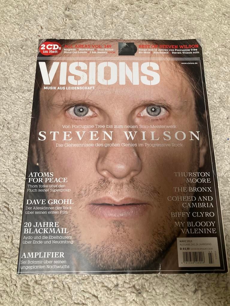 Visions Magazine Maart 2013 - Steven Wilson Cover, Ophalen of Verzenden, Muziek, Film of Tv