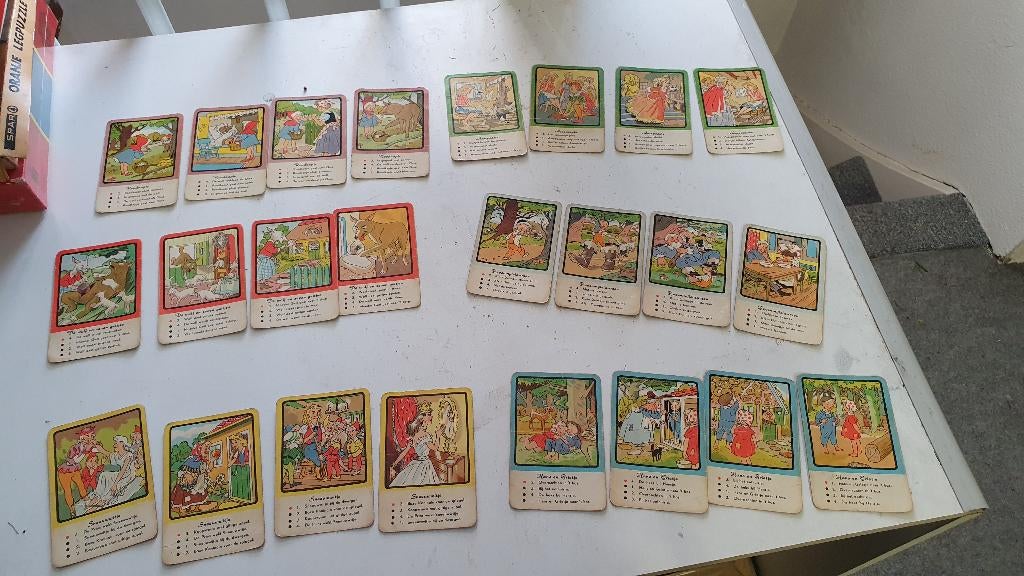 Sprookjeskwartet, Verzamelen, Speelkaarten, Jokers en Kwartetten, Ophalen of Verzenden, Gebruikt, Speelkaart(en)