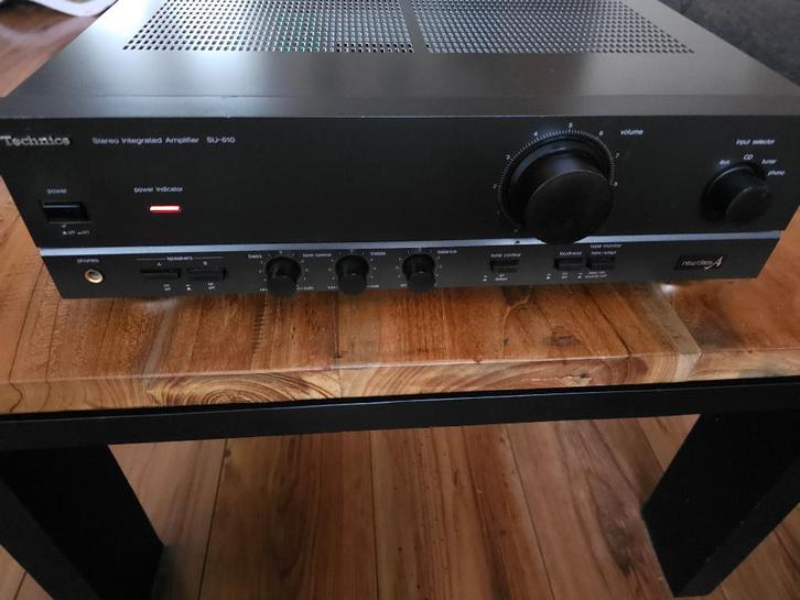 Technics SU-610 versterker 1991, Audio, Tv en Foto, Versterkers en Receivers, Gebruikt, 120 watt of meer, Overige merken, Ophalen of Verzenden