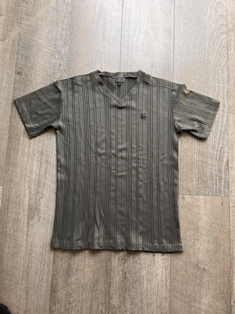 Versace Jeans Couture groen T-shirt (maat L), Kleding | Heren, T-shirts, Maat 52/54 (L), Ophalen of Verzenden, Zo goed als nieuw