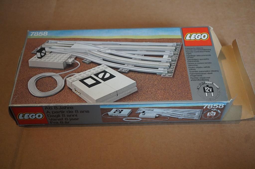 Lego 12 volt wissel op afstand bedienbaar 7858, Compleet, Lego, Ophalen of Verzenden, Complete set
