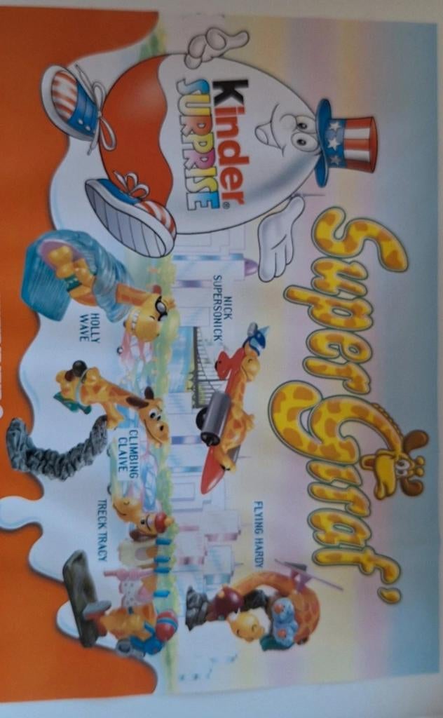 Kinder Surprise Super Giraf verzamelfiguren, Ophalen of Verzenden, Zo goed als nieuw