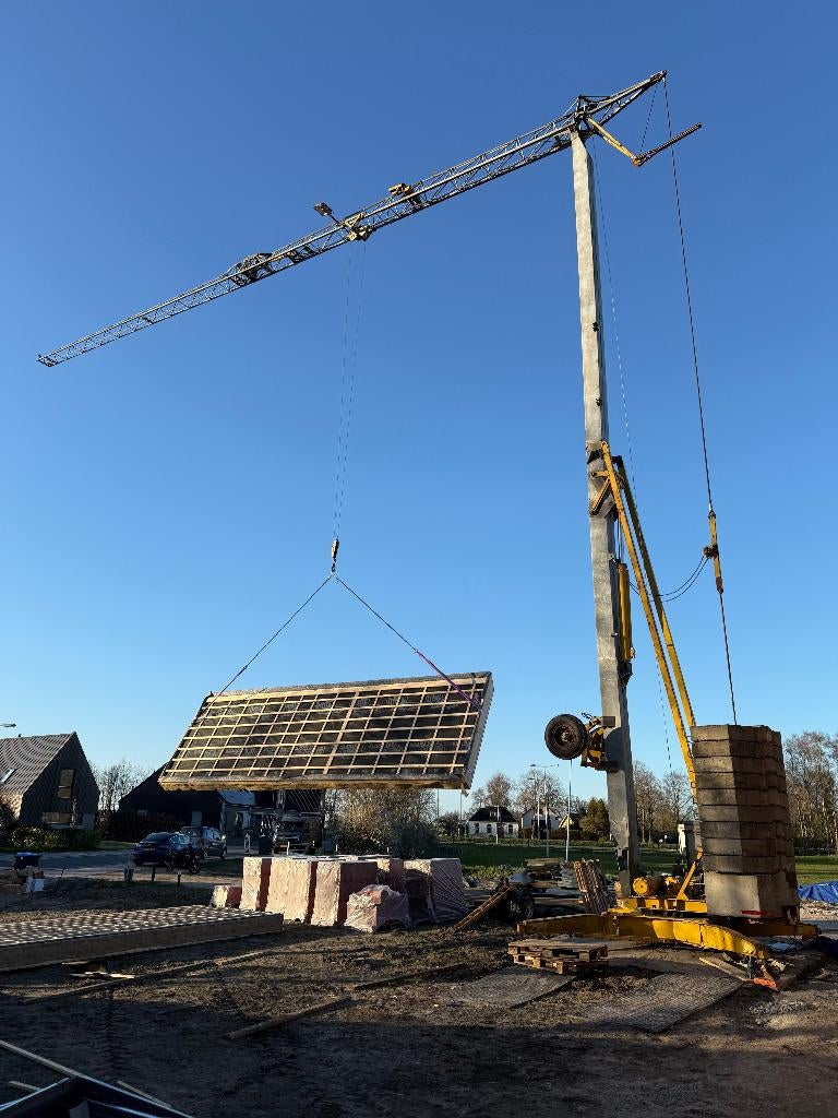 Arcomet A24 bouwkraan 24 meter met keuring, Zakelijke goederen, Ophalen, Kraan