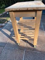 Houten keukentrolley, Huis en Inrichting, Ophalen, Gebruikt