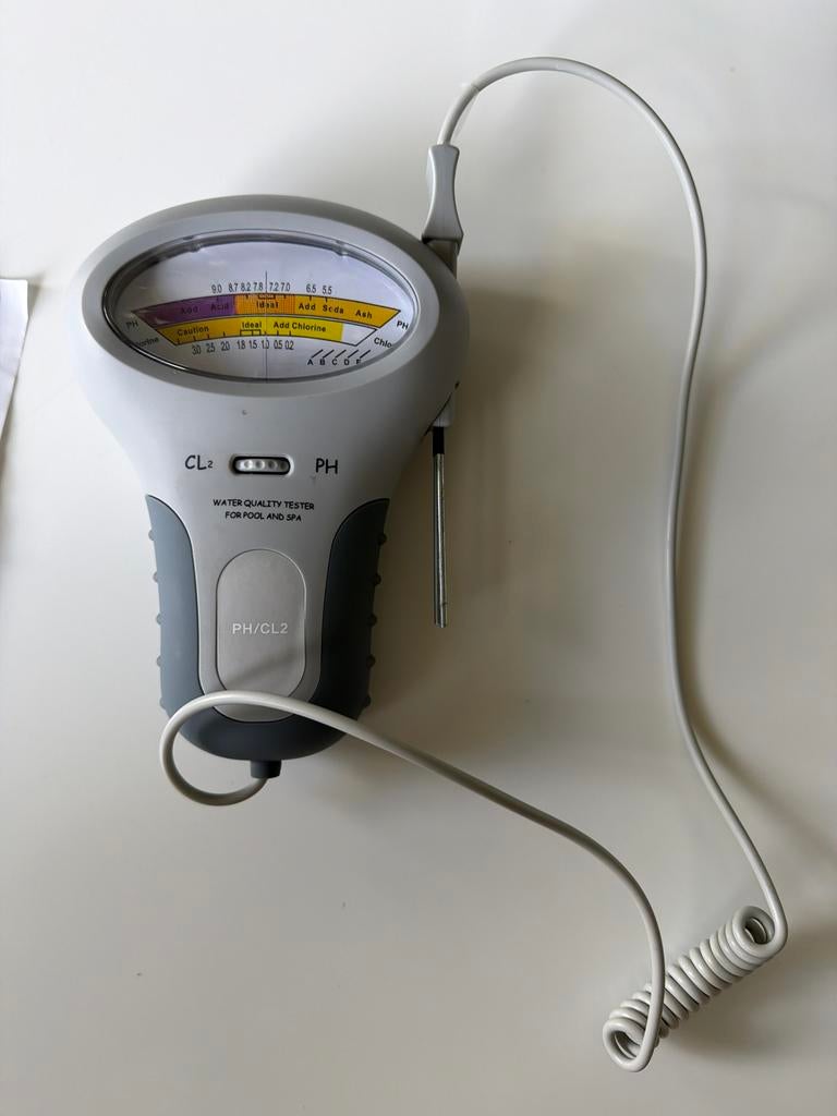 CL2 en PH meter voor zwembad en zwemvijver, Ophalen of Verzenden, Zo goed als nieuw, Overige typen