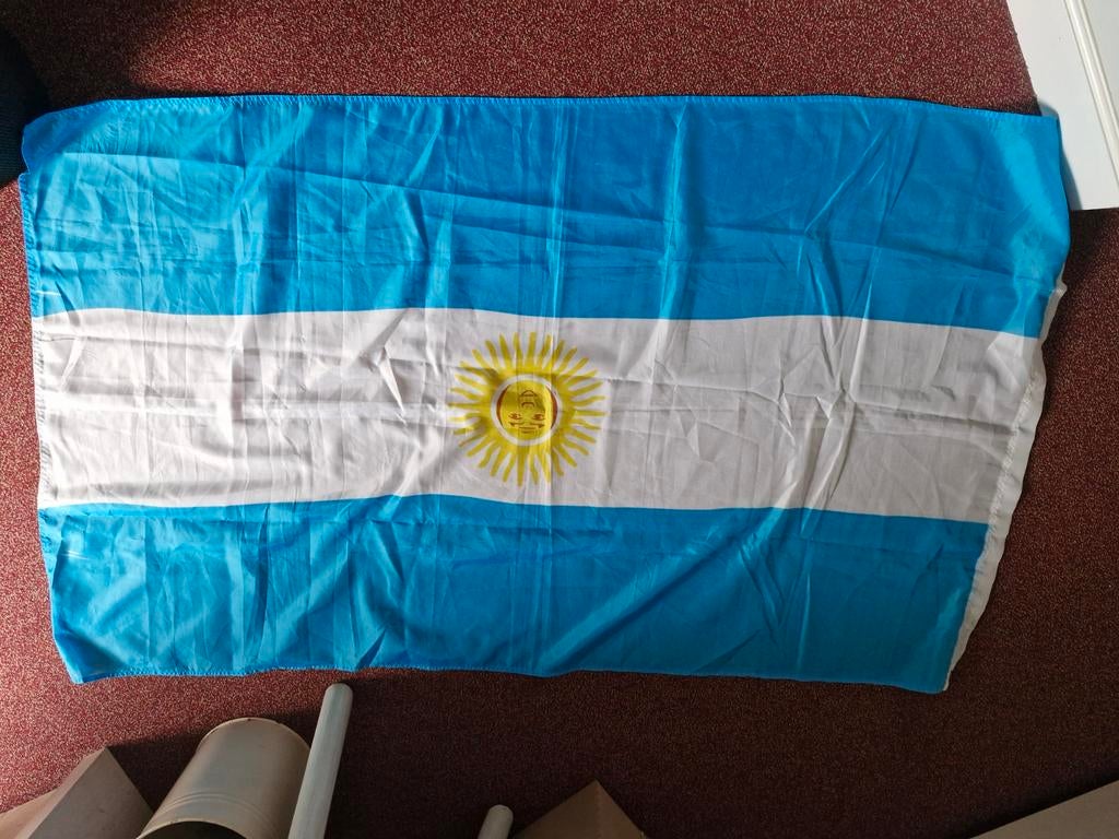 Vlag argentinie, Ophalen