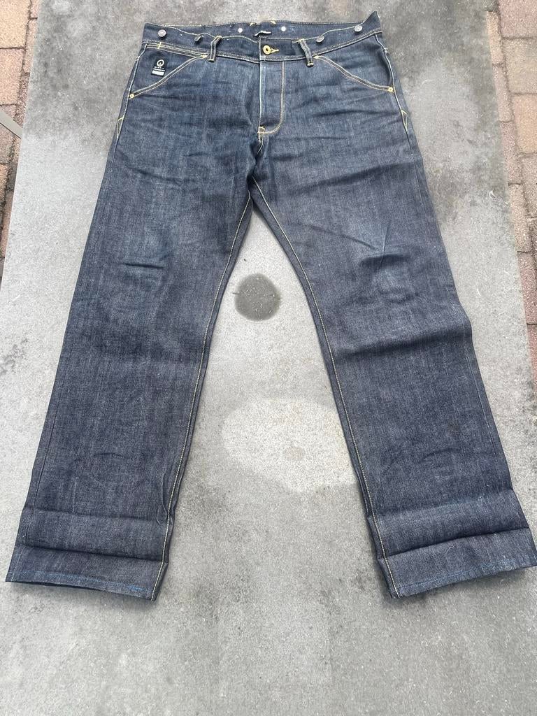 Atelier LaDurance Selvedge Jeans Deadstock Made in Japan, Ophalen of Verzenden, Zo goed als nieuw, Blauw, Overige jeansmaten