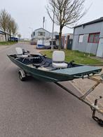 Tekoop aluminium visboot, Watersport en Boten, Tot 10 pk, Aluminium, Ophalen of Verzenden, 3 tot 6 meter