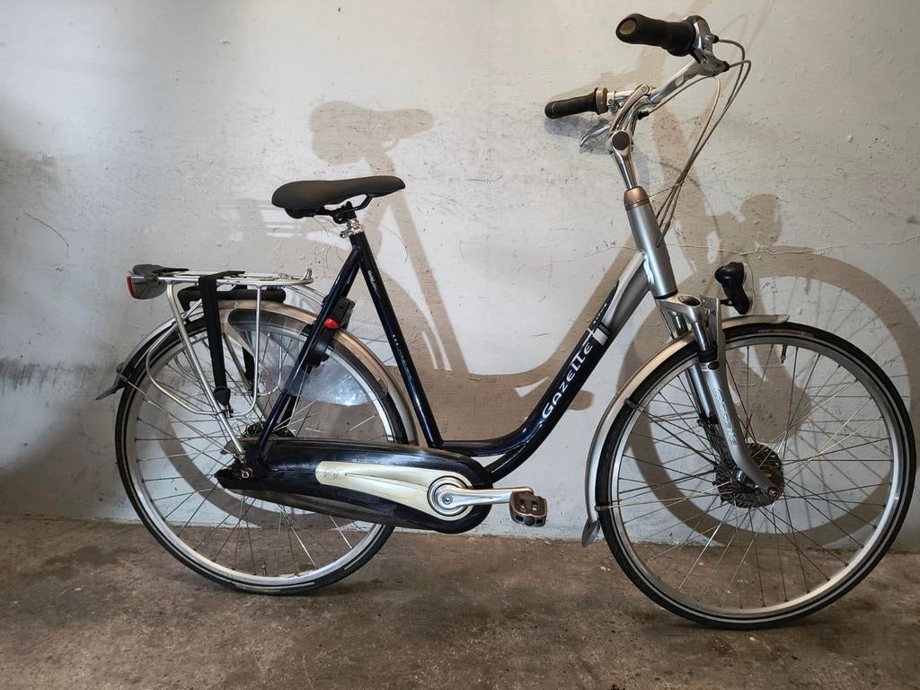 Damesfiets meidenfiets lage instap herenfiets 28inch gazelle, Ophalen, Versnellingen, 56 cm of meer, Gazelle
