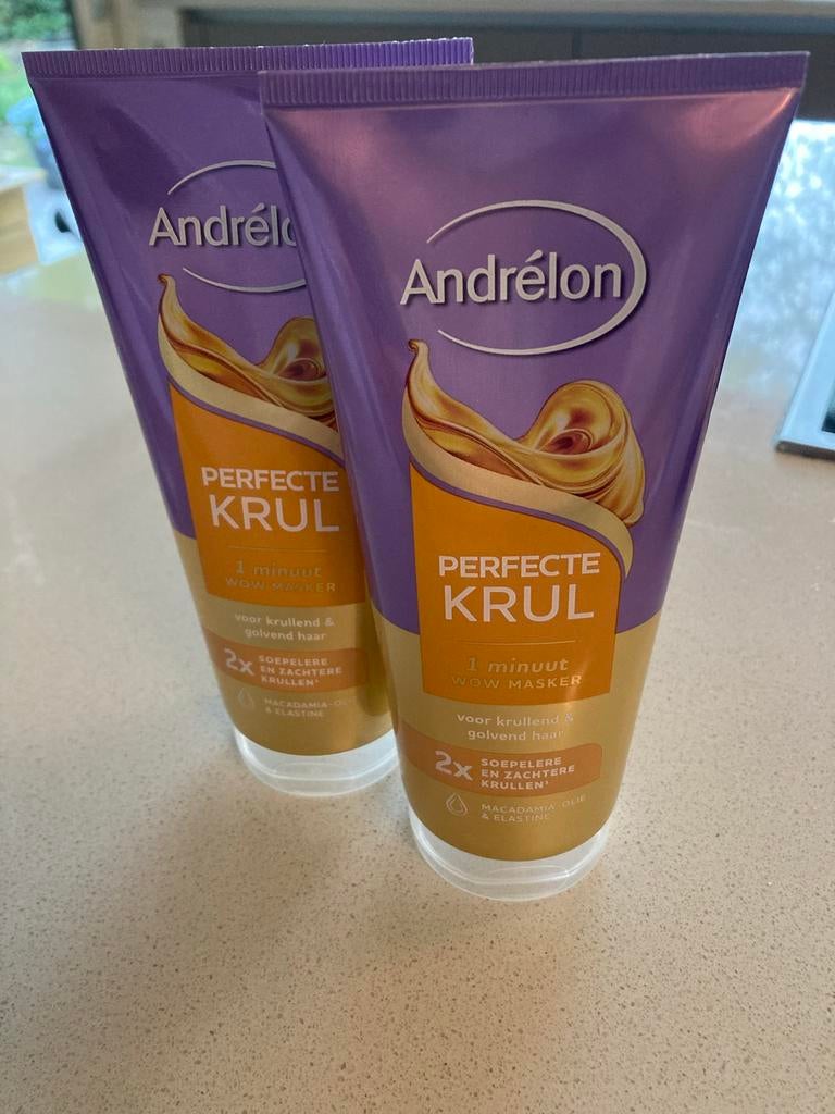 Andrélon Perfecte Krul 1 Minuut Wow Masker (2 stuks), Ophalen of Verzenden, Nieuw, Haarverzorger of -hersteller