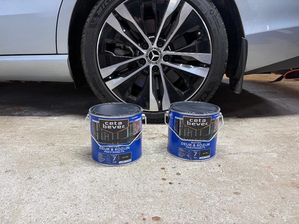 NIEUW Cetabever Meesterbeits DekkRAL 7021 - 2,5 L Antraciet, Nieuw, Beits, Ophalen of Verzenden, Grijs