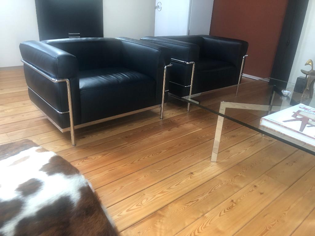 Cassina lc3 Corbusier Perriand leer fauteuil, Ophalen, 75 tot 100 cm, Zo goed als nieuw, 50 tot 75 cm
