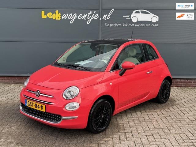 Fiat 500 1.2 Lounge *cruise c. *climate c. *distr.riem nieuw, Auto's, Fiat, Bedrijf, Te koop, ABS, Airbags, Airconditioning, Bluetooth