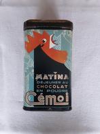 MATINA CHOCOLAT , CËMOI. 1 Kg blik. C.A. 1930., Ophalen of Verzenden, Gebruikt, Overige