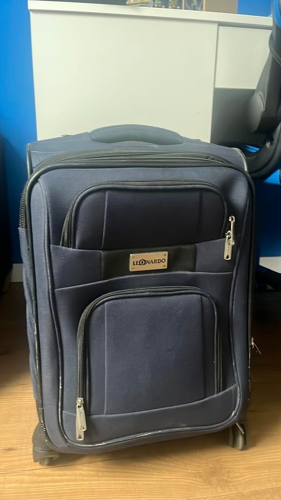 Koffer (handbagage), 50 tot 60 cm, Hard kunststof, Zo goed als nieuw, 35 tot 45 cm