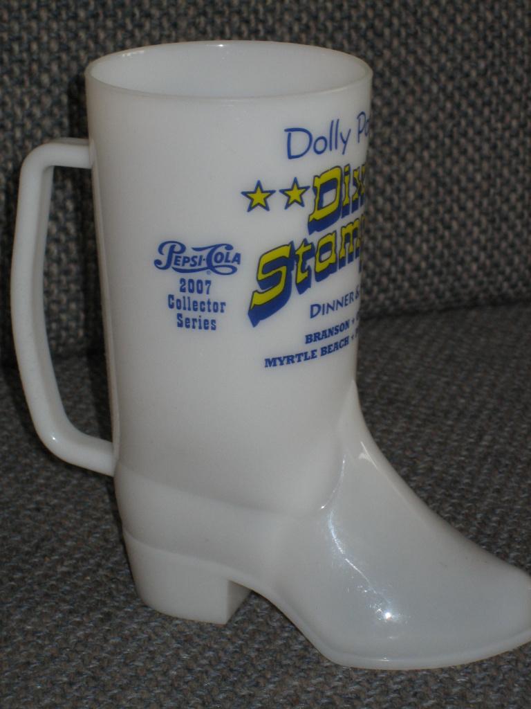 Pepsi Cola Dolly Parton Show Collector's Boot / Laars, Verzamelen, Verzenden, Gebruikt