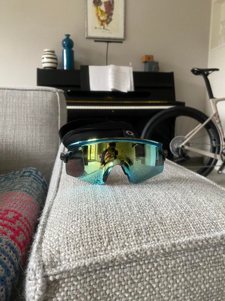 Oakley encoder fietsbril, Zonnebril, Blauw, Nieuw, Ophalen of Verzenden