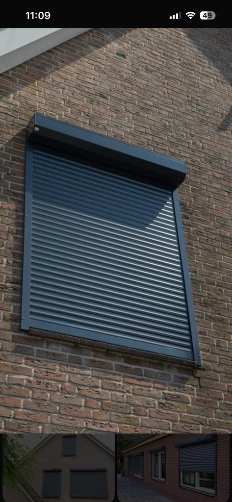 Nieuw Rolluik Handbediend Alutech Ar41, Doe-het-zelf en Verbouw, Rolluiken, Ophalen, Zo goed als nieuw, 150 tot 200 cm, 200 cm of meer