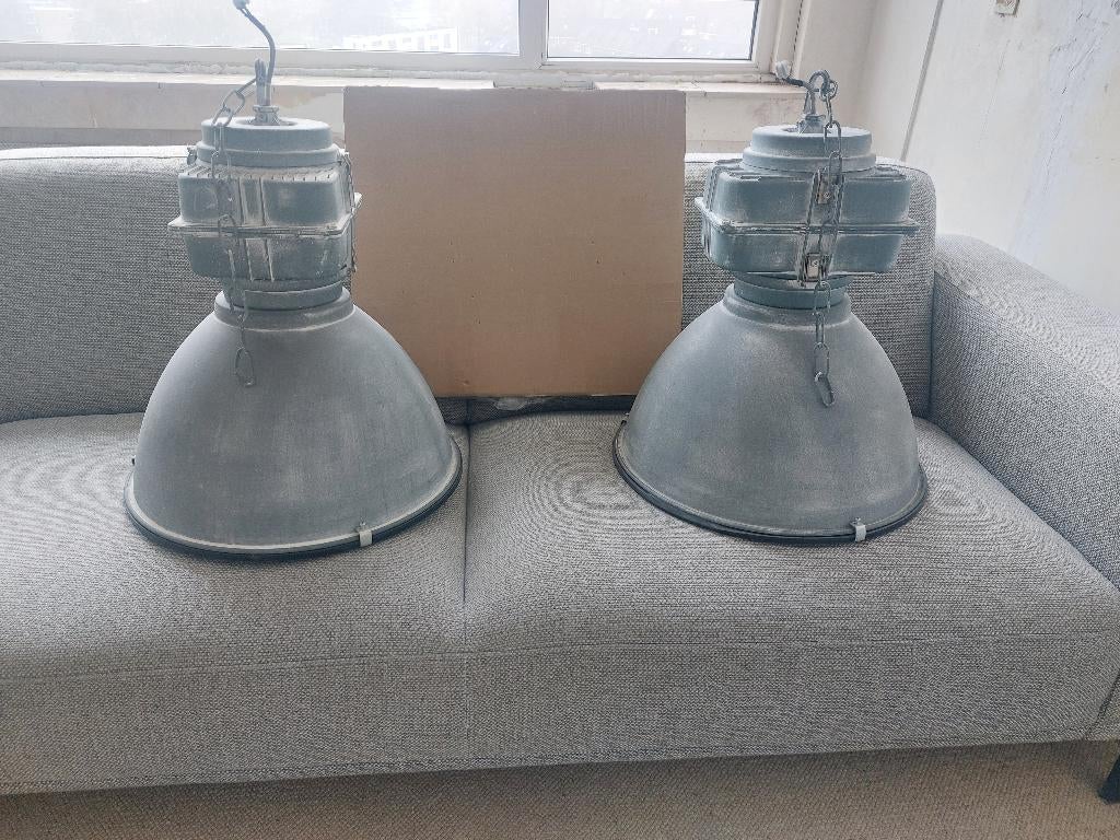 Industriële lampen, Ophalen, Zo goed als nieuw, Glas, Minder dan 50 cm