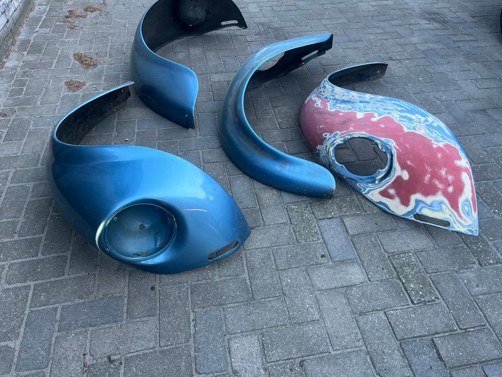 VW kever 1303 polyester brede spatborden, Ophalen, Spatbord, Nvt, Nvt