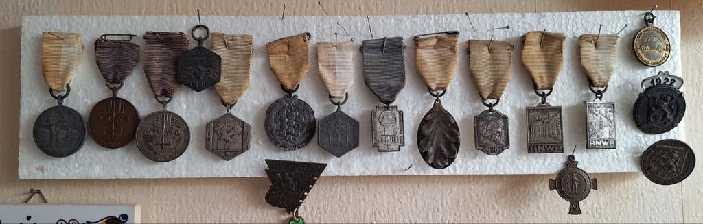 Verzameling van diverse medailles, Verzamelen, Ophalen of Verzenden, Gebruikt