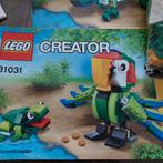 Lego Creator 31031 Regenwouddieren - Papegaai, Kikker, Vis, Ophalen, Zo goed als nieuw, Complete set, Lego