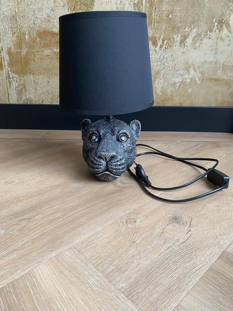 Superleuk panter tafellampje, Ophalen, Zo goed als nieuw, Minder dan 50 cm