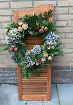 Brocante louvre luik met krans, Ophalen