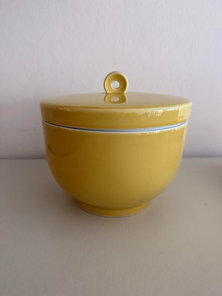 Retro IKEA 365+ gele serveerschaal uit 1997, Porselein of Keramiek, Schaal, Rond, Ophalen of Verzenden