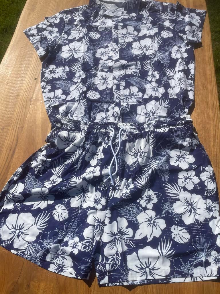 Zomer set, Ophalen of Verzenden, Nieuw, Blauw, Overhemd