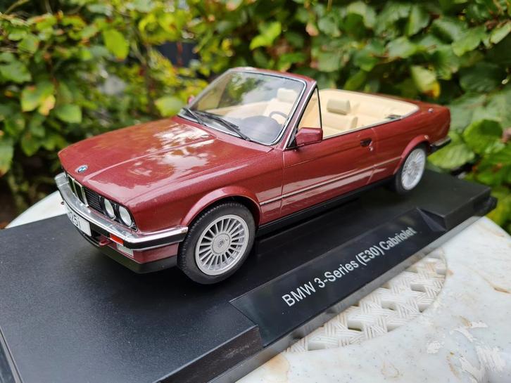 1:18 OPRUIMING! BMW 3 Serie ( E30) Cabriolet Model Car Groep, Hobby en Vrije tijd, Modelauto's | 1:18, Nieuw, Auto, Overige merken