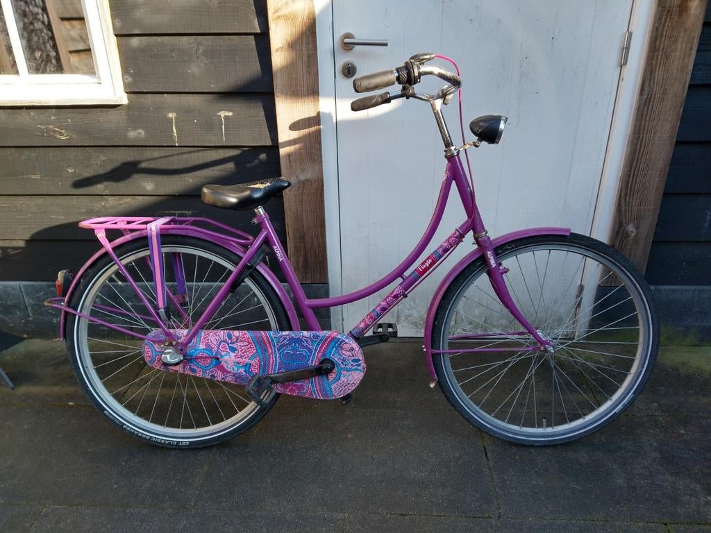 Alpina tingle 26 inch, paars - moet nu weg, Fietsen en Brommers, Fietsen | Meisjes, Ophalen, Gebruikt, 26 inch of meer, Versnellingen