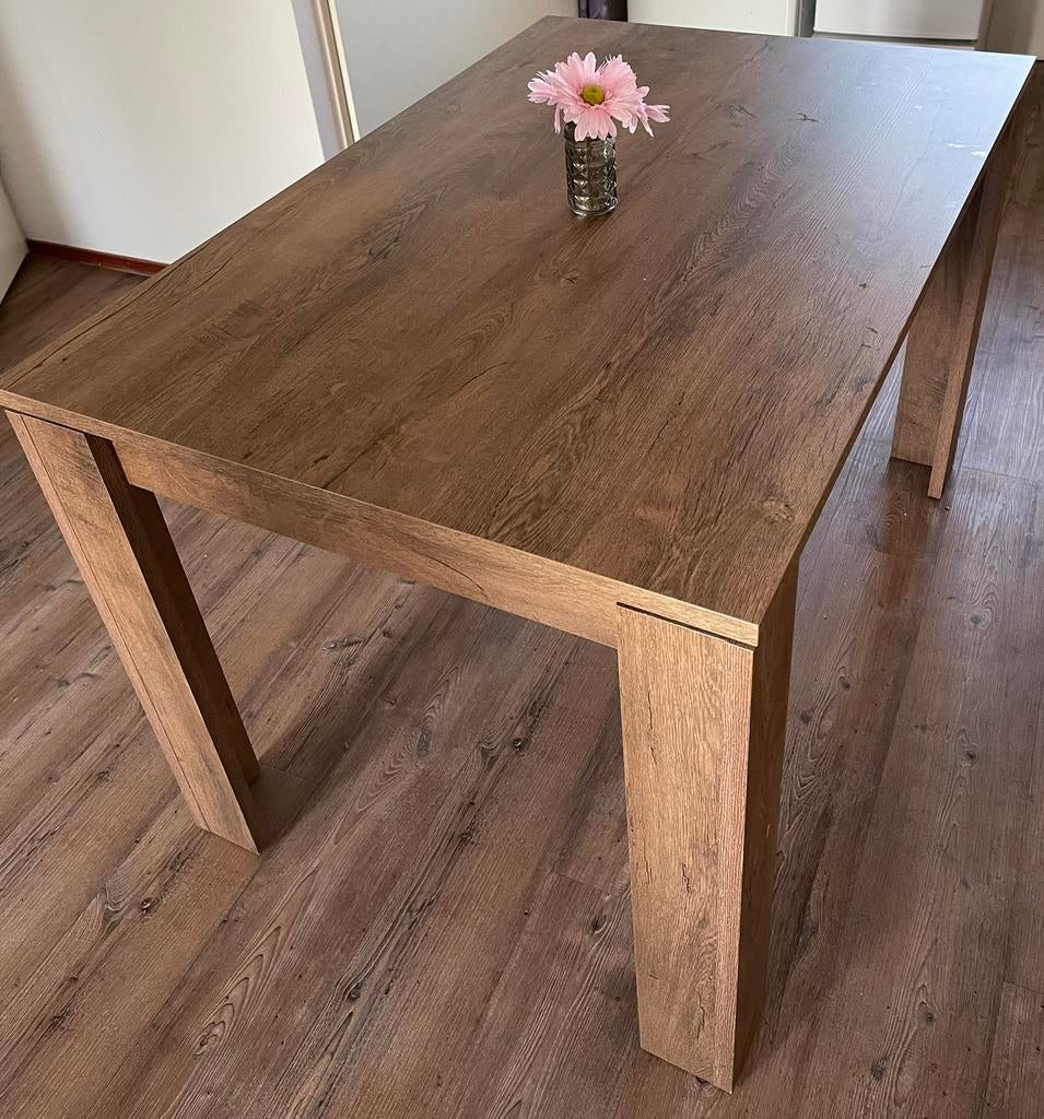 Eettafel Jysk Vedde, Huis en Inrichting, Ophalen, 100 tot 150 cm, 50 tot 100 cm, Zo goed als nieuw