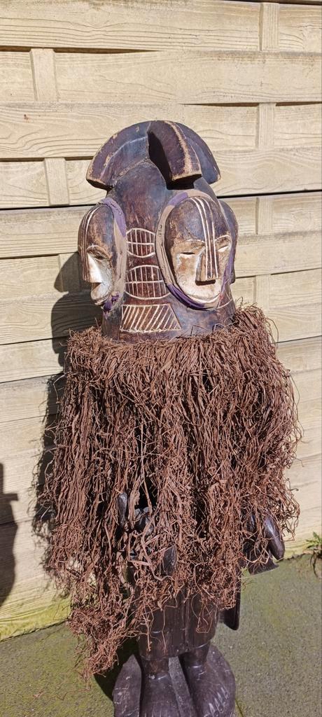 Antieke Afrikaanse hoofdtooi, Antiek en Kunst, Kunst | Niet-Westerse kunst, Ophalen of Verzenden