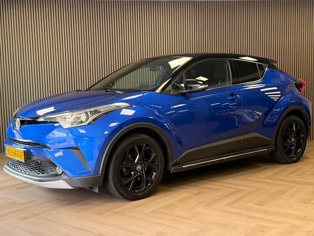 Toyota C-HR 1.2 Bi-Tone NAVI CAMERA TREKHAAK CLIMATE CRUISE, Auto's, Toyota, Stof, Gebruikt, Euro 6, Met garantie (alle)