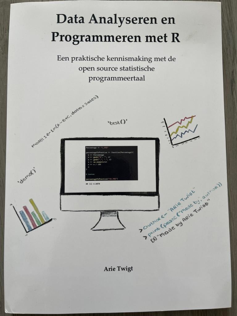 Data Analyseren en Programmeren met R - Arie Twigt, Boeken, Informatica en Computer, Gelezen, Programmeertaal of Theorie, Ophalen of Verzenden