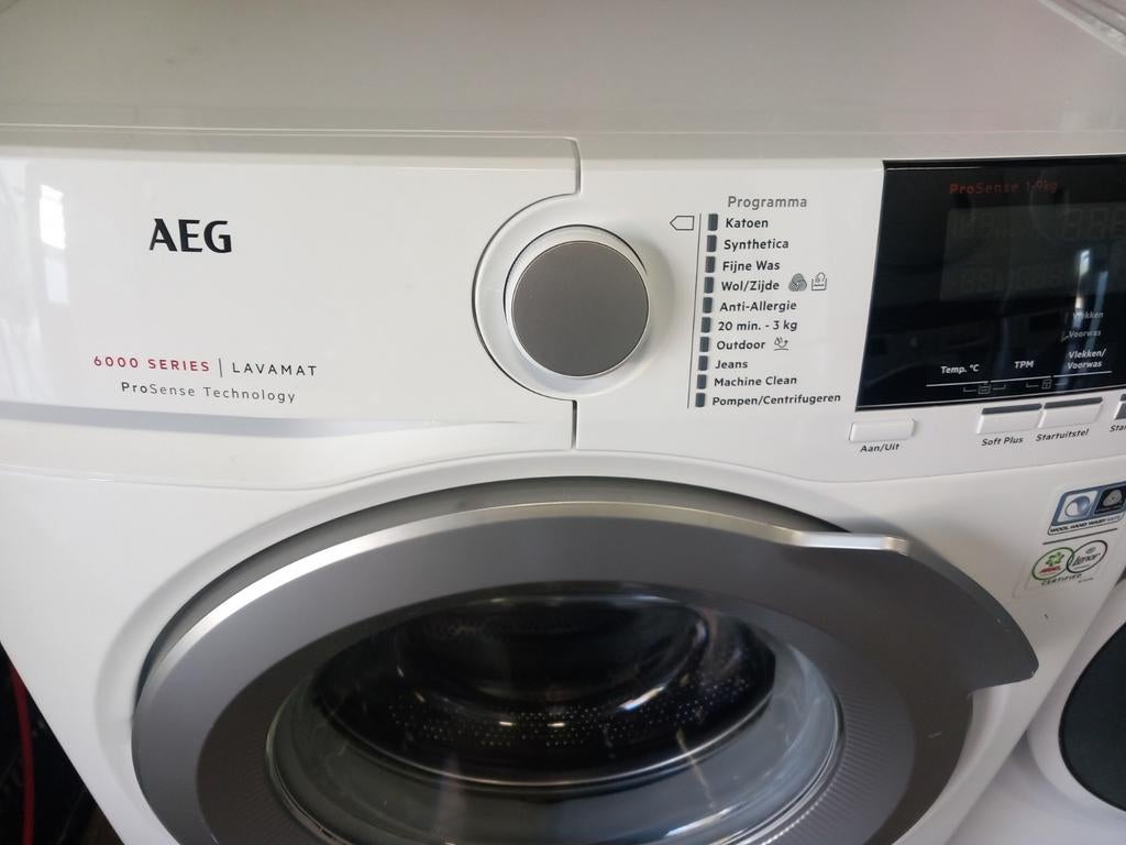 AEG 6000Series A+++ 9KG Wasmachine Incl.Garantie!, Witgoed en Apparatuur, Minder dan 85 cm, 8 tot 10 kg, Ophalen of Verzenden