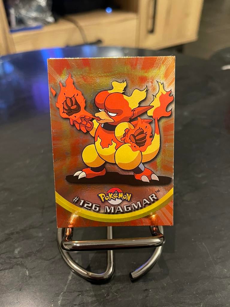 Pokémon Topps Magmar, Verzenden, Zo goed als nieuw, Losse kaart