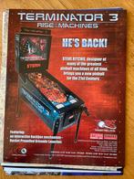 Flyer Terminator 3  He’s Back., Verzamelen, Automaten | Flipperkasten, Stern, Overige soorten, Ophalen of Verzenden, Zo goed als nieuw