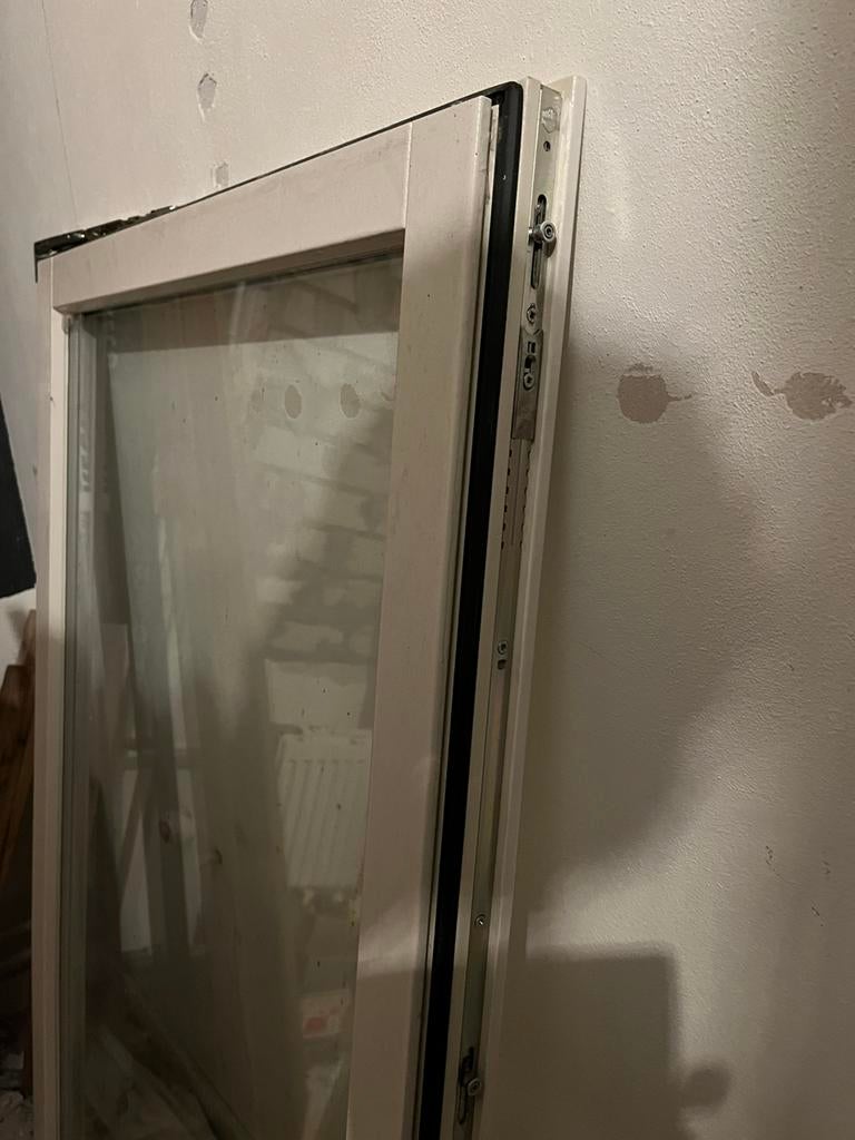 Kozijn met ramen, Doe-het-zelf en Verbouw, Glas en Ramen, Ophalen, Zo goed als nieuw, Gevelraam of Ruit