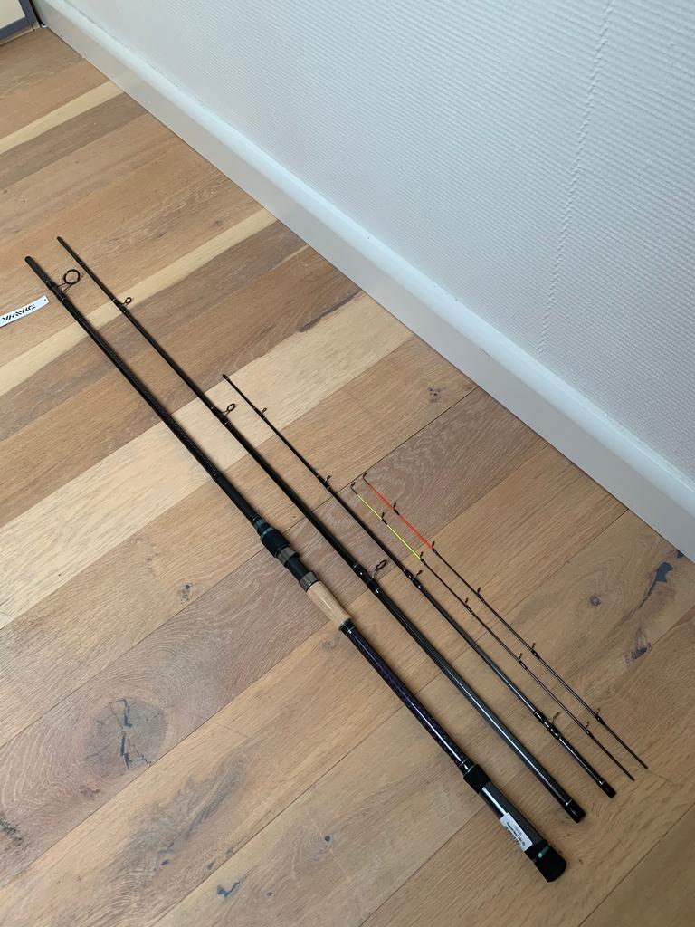 Nieuwe Daiwa Powermesh feederhengel, 3.90m & 150 gr, Werphengel, Daiwa, Nieuw, Ophalen of Verzenden