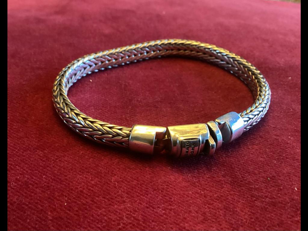 Budddha  to buddha armband “Ellen XS “ zo goed als nieuw, Ophalen of Verzenden, Zo goed als nieuw, Zilver