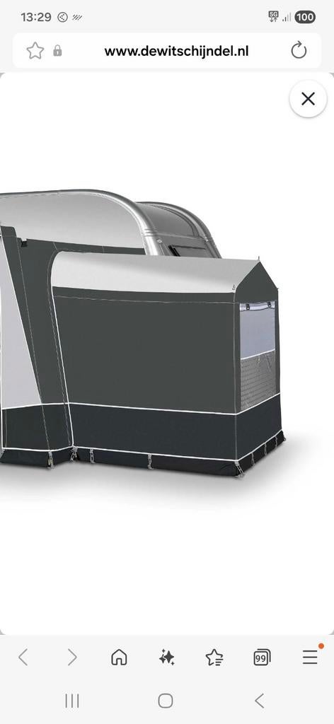 Dorema garda uitbouw, Caravans en Kamperen, Tenten, Ophalen, Zo goed als nieuw, Tot en met 2