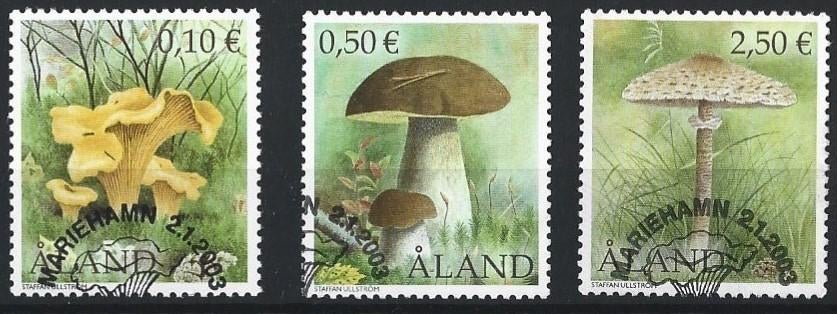 Aland SG 224-226 gebr (compl)-02-01-2003-cat. 10,70voor 1,10, Verzenden, Finland, Gestempeld