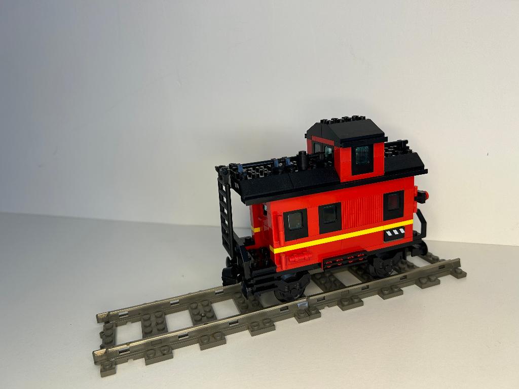 Lego 10014 - Carboose - My Own Train - 9V wagon+boekje+doos, Kinderen en Baby's, Speelgoed | Duplo en Lego, Ophalen, Zo goed als nieuw