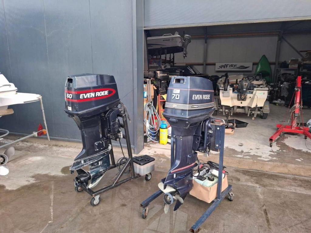 Motoren 60 en 70pk Evinrude, Gebruikt, Benzine