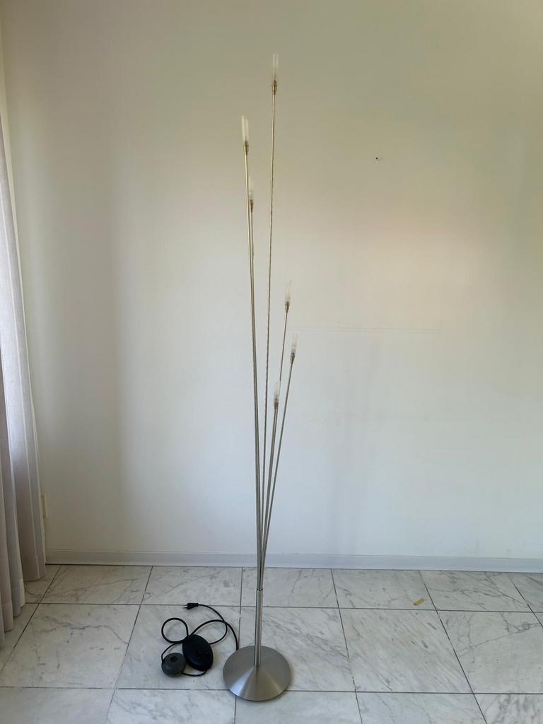 Design Harco Loor vloerlamp, Ophalen, Zo goed als nieuw, Glas, Minder dan 100 cm