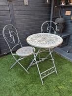 Bistro set, Ophalen, Zo goed als nieuw, Overige materialen, 2 zitplaatsen