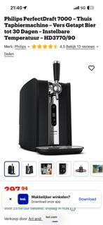 Perfect draft -Biertap phillips 7000 - thuistap, Witgoed en Apparatuur, Thuistaps, Ophalen of Verzenden, Zo goed als nieuw, Philips