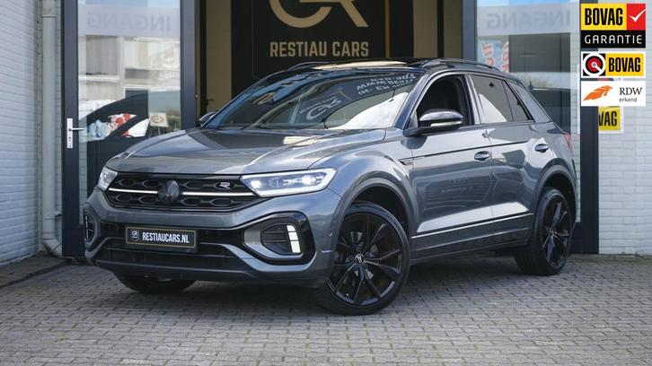 Volkswagen T-Roc R-Line 1.5 TSI BLACK STYLE-AUTOMAAT-ACC-CAM, Auto's, Volkswagen, Bedrijf, Te koop, T-Roc, ABS, Achteruitrijcamera